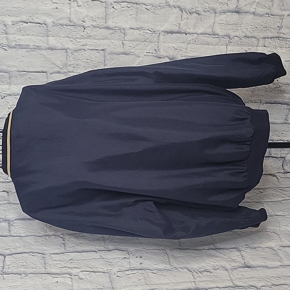 PGA TOUR Men's Blue and Tan Windbreaker Pullover Jacket Large - Picture 7 of 9